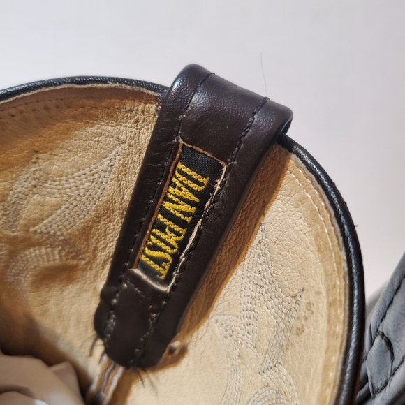 Dan Post Leather Western Cowboy Boots - Picture 4 of 16
